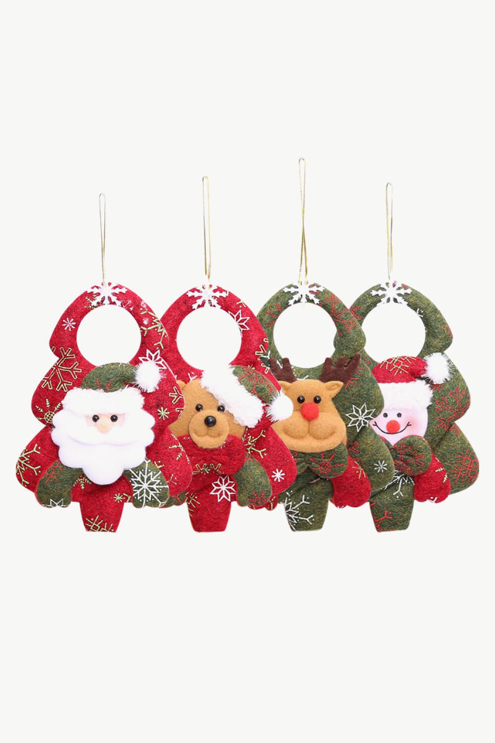 4-Pack Christmas Snowflake Figure Hanging Widgets - Flyclothing LLC