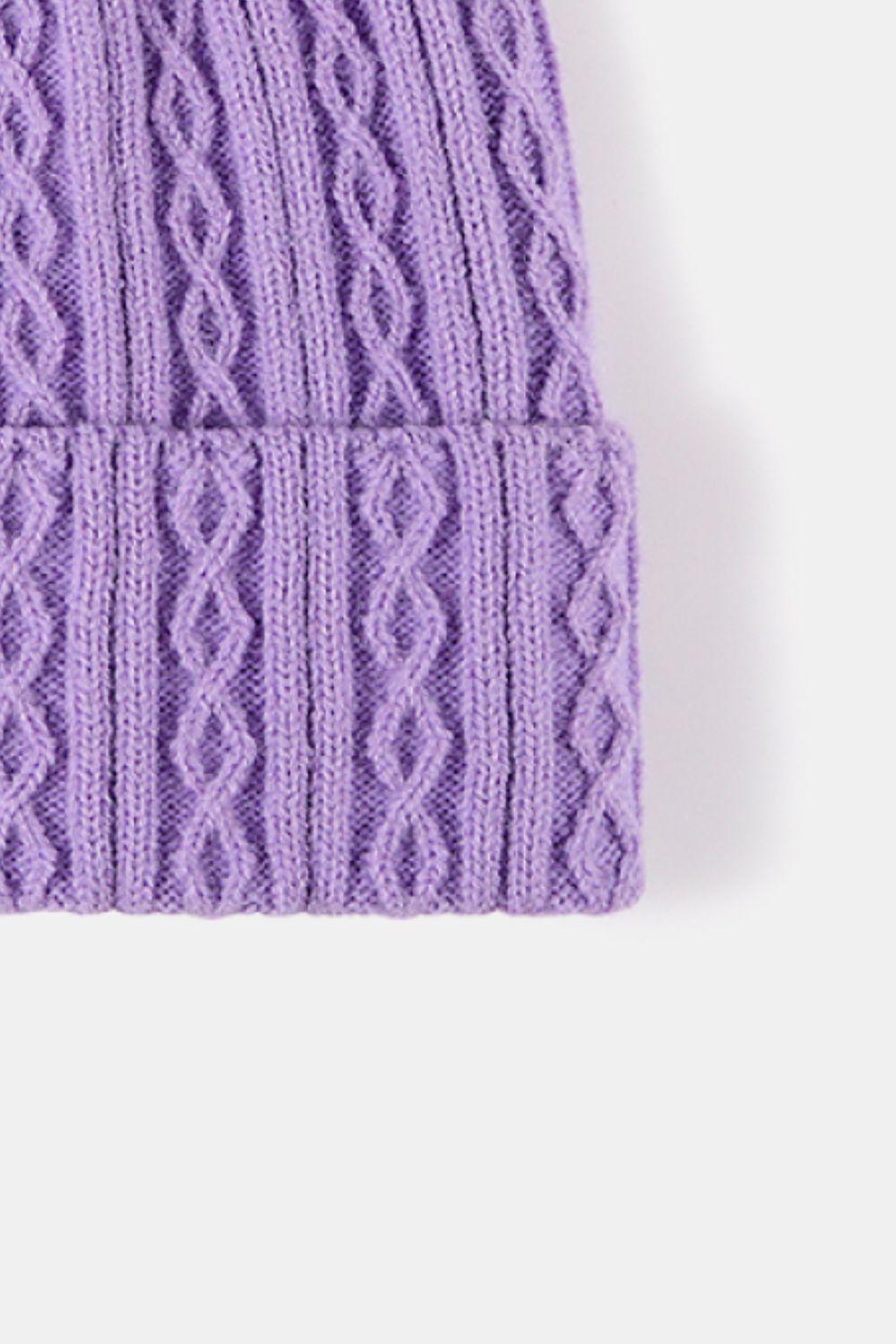 Mixed Knit Cuff Beanie - Flyclothing LLC