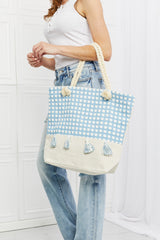 Justin Taylor Picnic Date Tassle Tote Bag - Flyclothing LLC