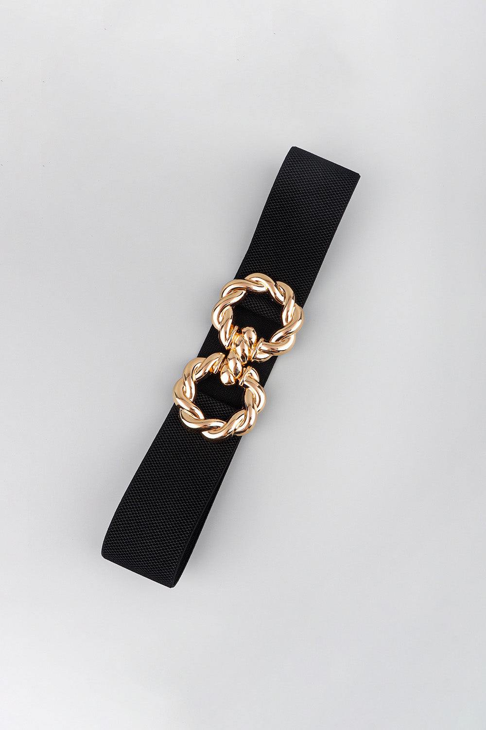 Zinc Alloy Buckle Elastic Belt - Flyclothing LLC