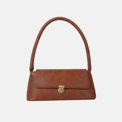 PU Leather Shoulder Bag - Trendsi