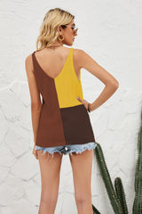 Color Block Knit Tank - Flyclothing LLC