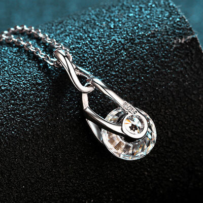 2 Carat Moissanite 925 Sterling Silver Necklace - Flyclothing LLC