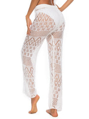 Cutout Straight Swim Pants - Flyclothing LLC