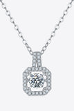 Moissanite 925 Sterling Silver Necklace - Flyclothing LLC