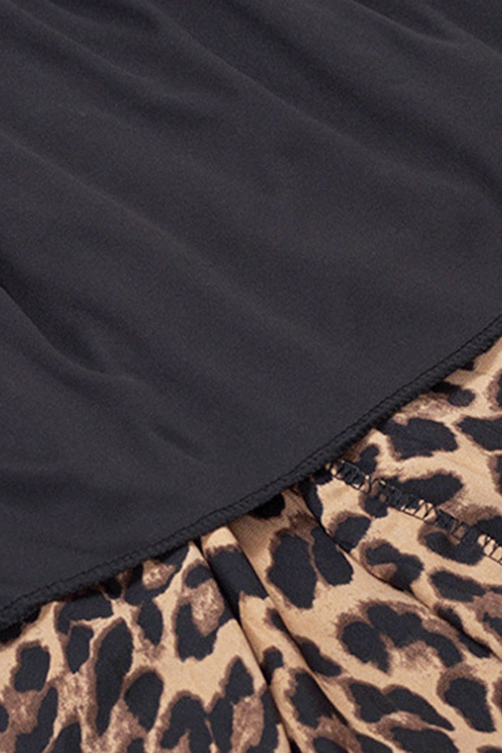 Plus Size Leopard Print Midi Skirt - Flyclothing LLC