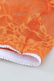 Lace Tube Top and Frill Trim Panty Lingerie Set - Flyclothing LLC