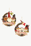 Christmas Rattan Wreath Gnome Ornaments - Flyclothing LLC