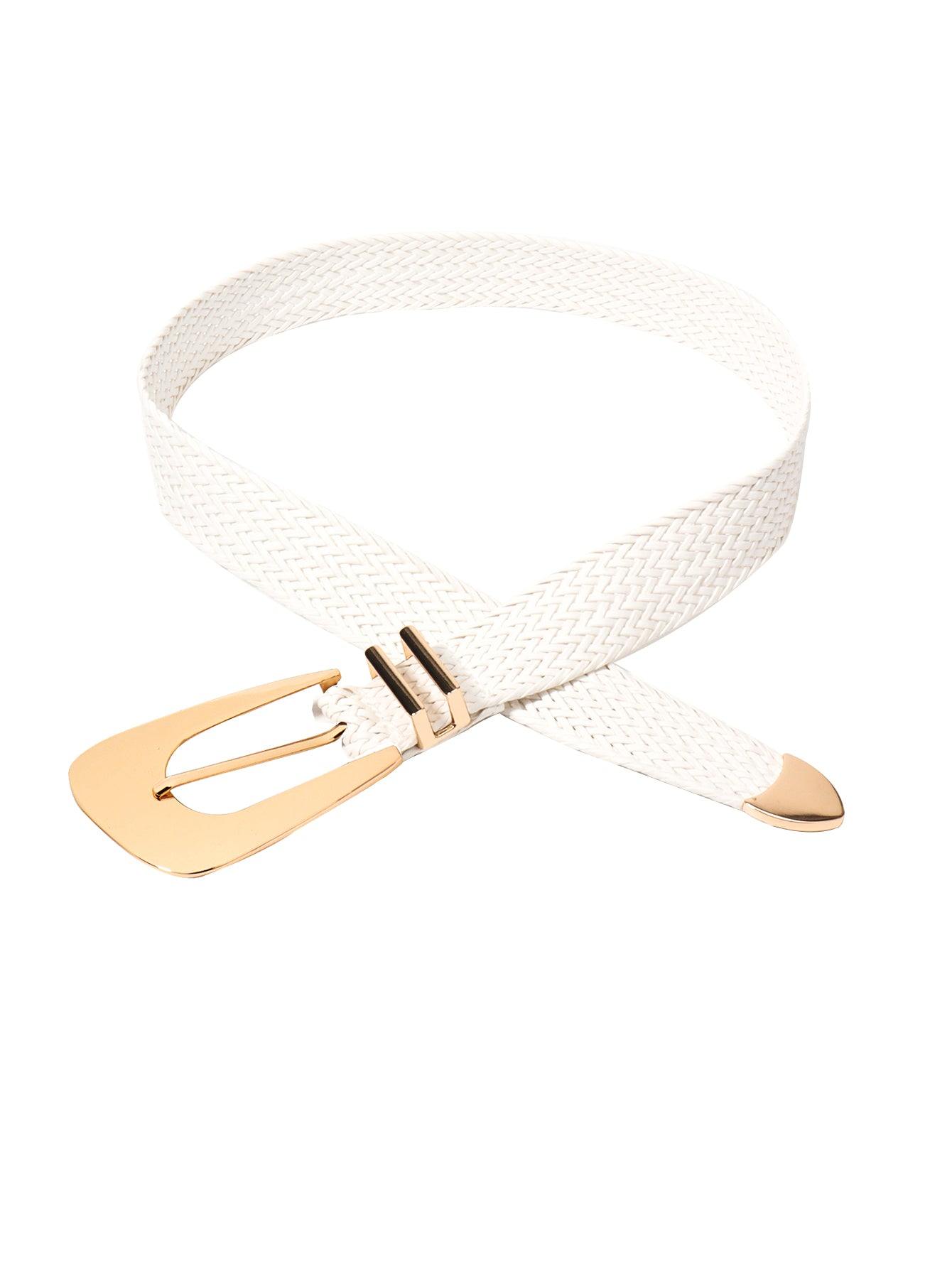 Irregular Buckle Braid Belt - Flyclothing LLC