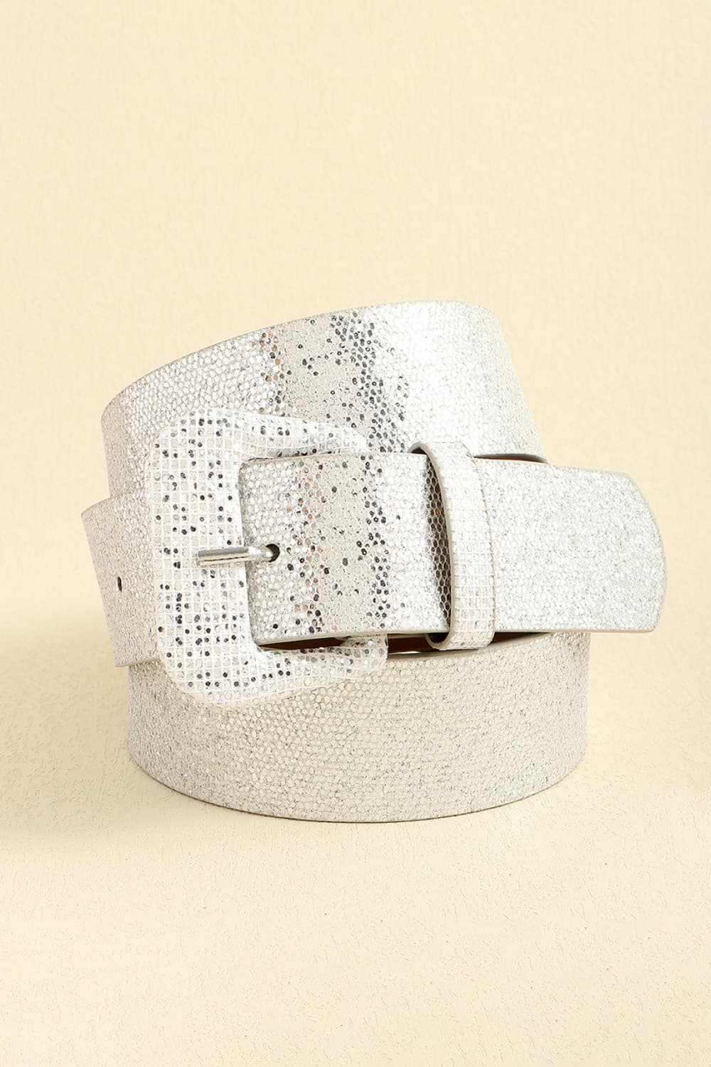 Glitter PU Leather Belt - Flyclothing LLC