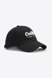 CREATE NEW LIFE Adjustable Cotton Baseball Cap - Trendsi