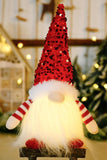 3-Pack Sequined Light-Up Christmas Gnomes - Flyclothing LLC