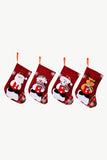 4-Pack Snowflake Christmas Stocking Hanging Widgets - Flyclothing LLC