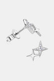 Moissanite 925 Sterling Silver Star Shape Earrings - Flyclothing LLC