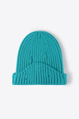 Distressed Rib-Knit Beanie - Flyclothing LLC