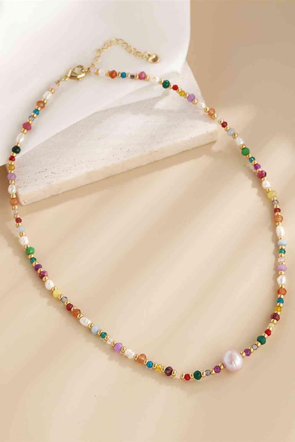 Multicolored Bead Necklace