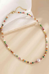 Multicolored Bead Necklace