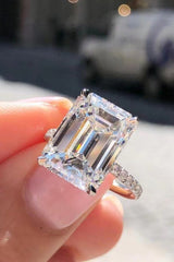 5 Carat Moissanite Side Stone Ring - Flyclothing LLC