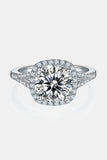 3 Carat Moissanite Halo Ring - Flyclothing LLC