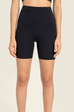 Seamless High-Rise Wide Waistband Biker Shorts - Flyclothing LLC