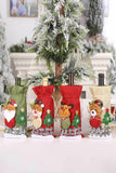 4-Pack Drawstring Christmas Wine Bottle Covers - Flyclothing LLC