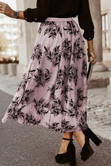 Embroidered High Waist Maxi Skirt - Flyclothing LLC