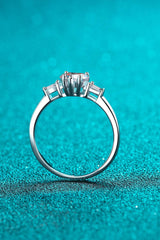 1.2 Carat Moissanite Heart Ring - Trendsi