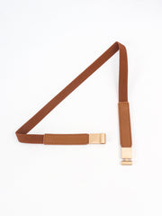 PU Elastic Skinny Belt - Flyclothing LLC