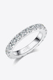 2.3 Carat Moissanite 925 Sterling Silver Eternity Ring - Flyclothing LLC