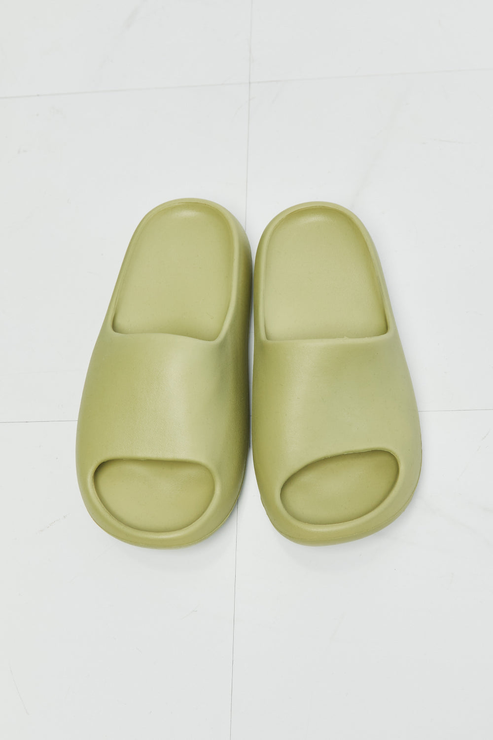 NOOK JOI In My Comfort Zone Slides in Green - Flyclothing LLC