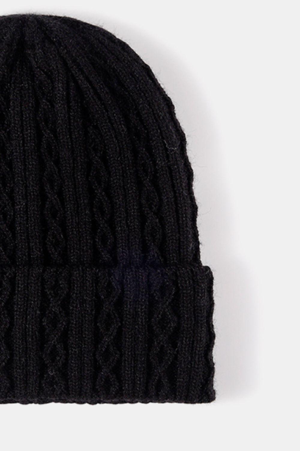 Mixed Knit Cuff Beanie - Flyclothing LLC