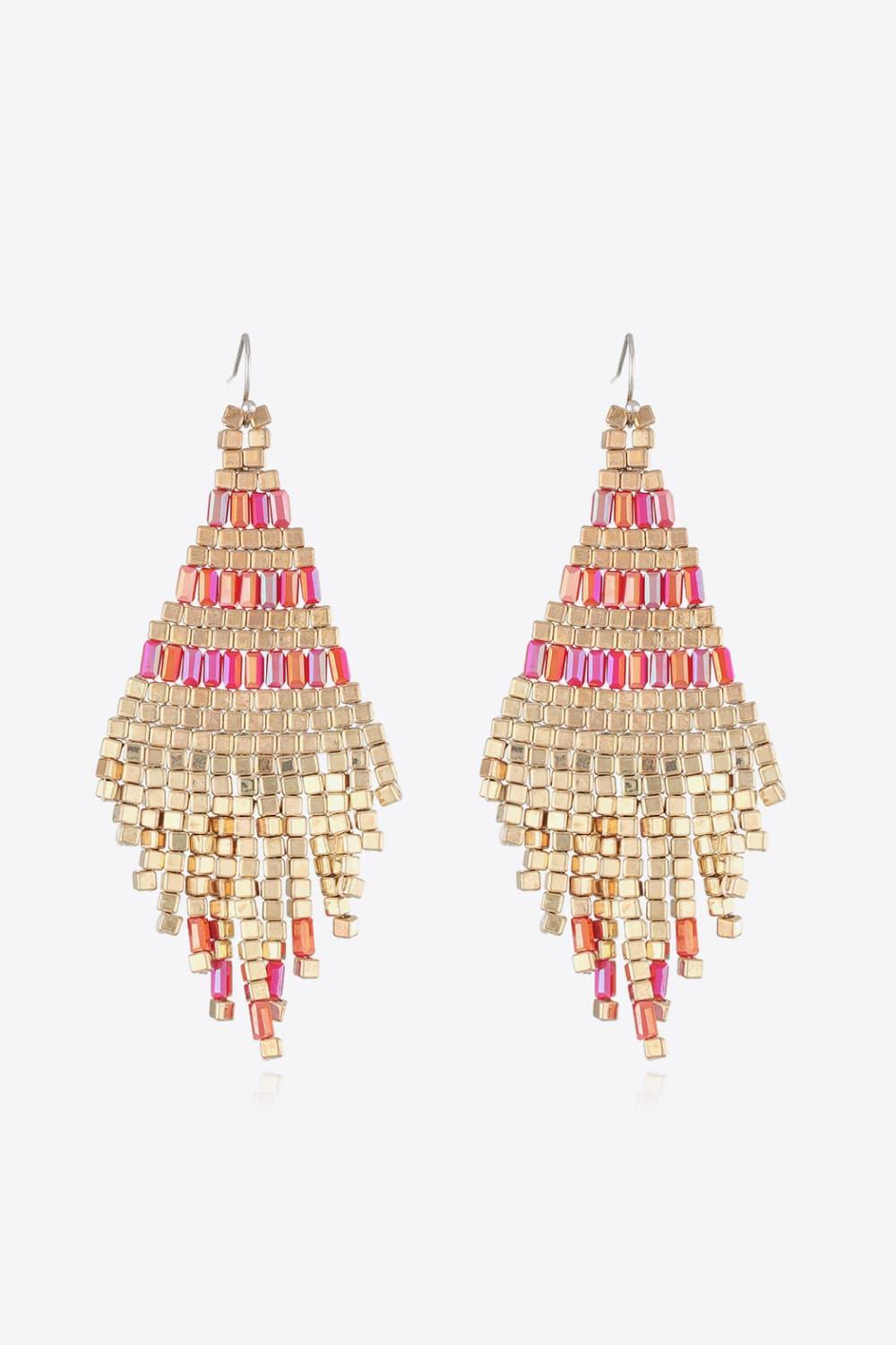 Beaded Dangle Earrings - Trendsi