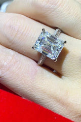 5 Carat Moissanite Platinum-Plated Ring - Flyclothing LLC