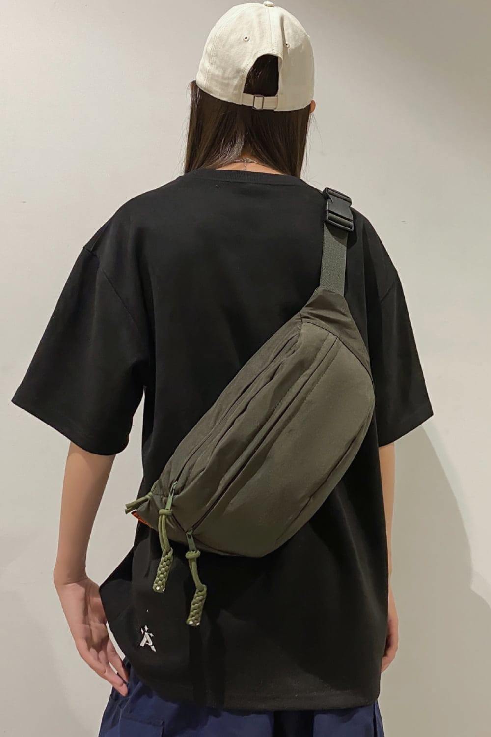 Nylon Sling Bag - Trendsi