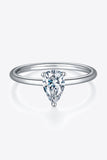 1 Carat Moissanite 925 Sterling Silver Solitaire Ring - Flyclothing LLC