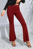 High Waist Long Flare Pants - Flyclothing LLC