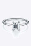 1 Carat Moissanite 925 Sterling Silver Solitaire Ring - Flyclothing LLC