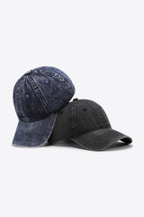 Plain Adjustable Baseball Cap - Flyclothing LLC