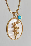 Flower Shell Pendant Copper Necklace - Flyclothing LLC