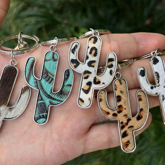 Cactus Shape Key Chain - Trendsi