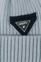 HAPPY Contrast Beanie - Flyclothing LLC