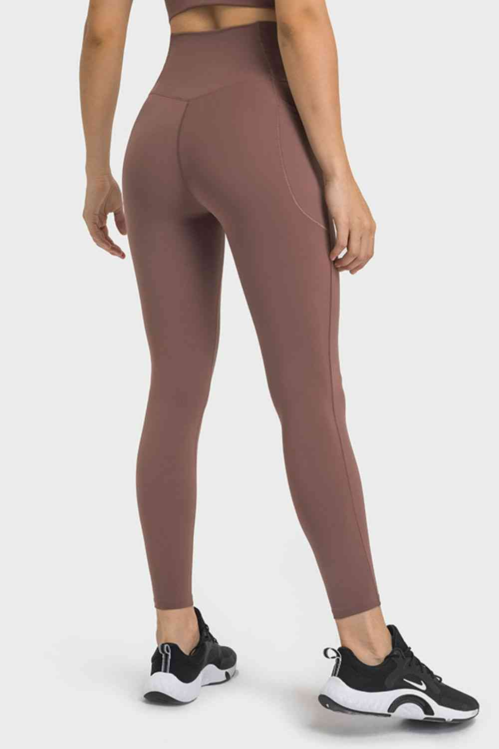 V-Waist Yoga Leggings with Pockets - Flyclothing LLC