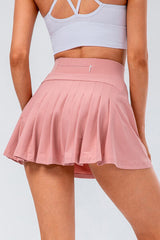 High Waist Pleated Active Skirt - Flyclothing LLC