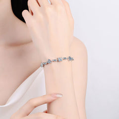 6.2 Carat Moissanite 925 Sterling Silver Bracelet - Flyclothing LLC