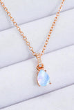 Moonstone Teardrop Pendant Necklace - Flyclothing LLC