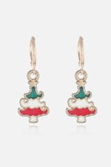 Christmas Theme Alloy Earrings - Trendsi