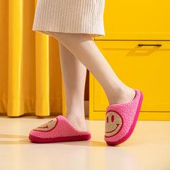 Melody Smiley Face Slippers - Flyclothing LLC