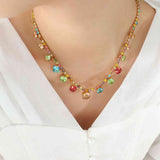 Crystal Copper Chain Necklace - Flyclothing LLC