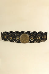 Zinc Alloy PU Disc Belt - Flyclothing LLC