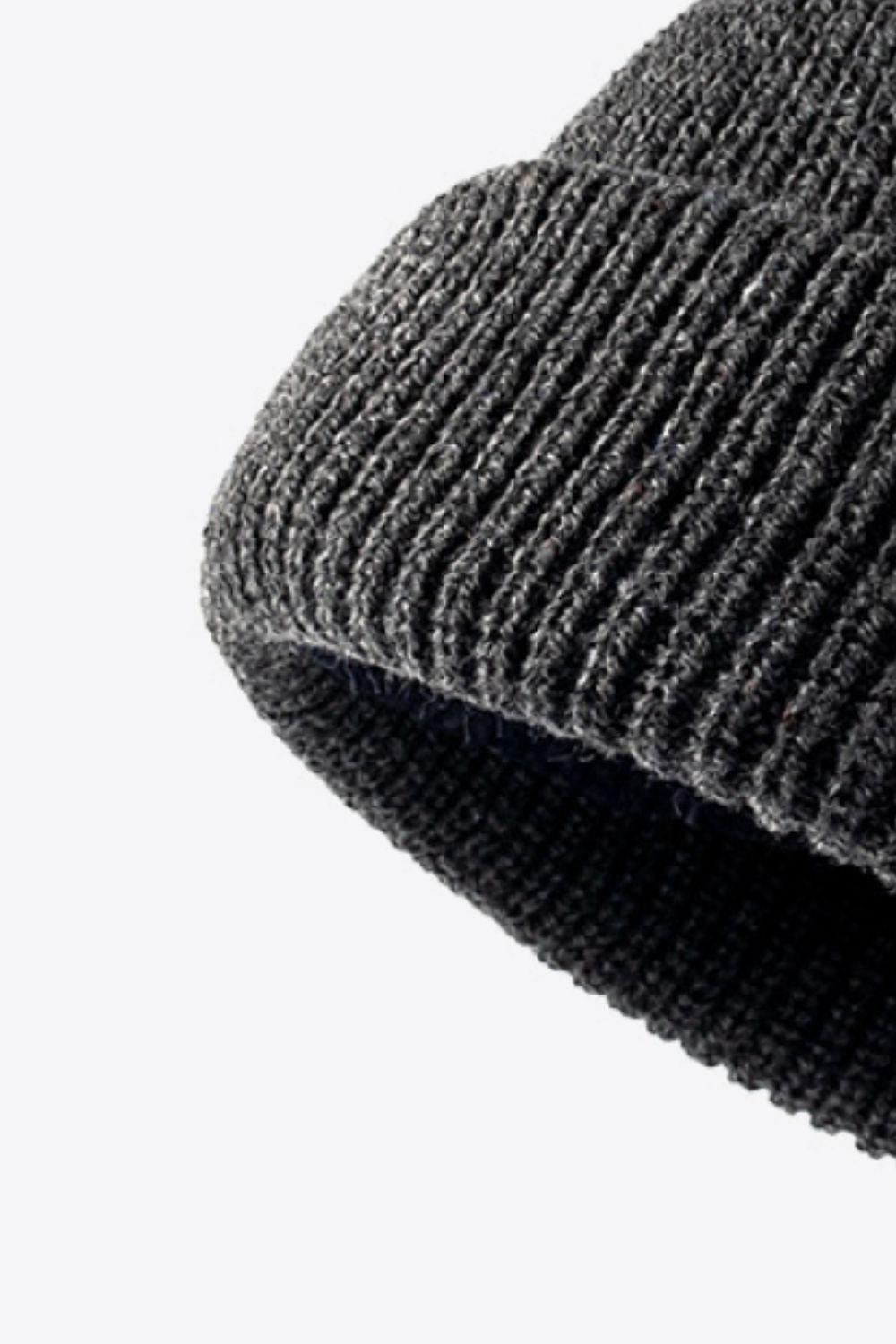 Calling For Winter Rib-Knit Beanie - Trendsi